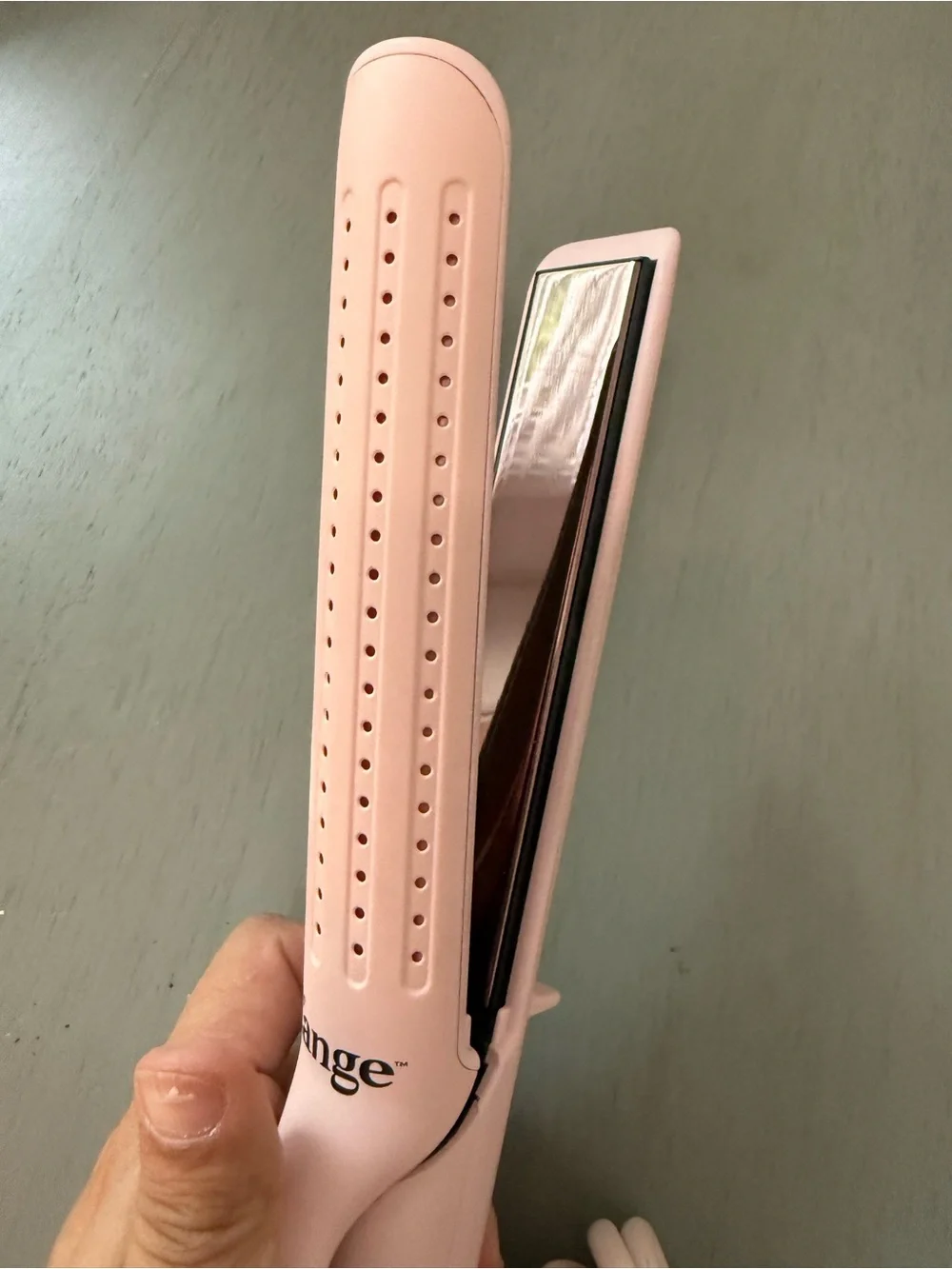 L'ANGE HAIR Le Duo Grande 360° Airflow Straightener - Blush